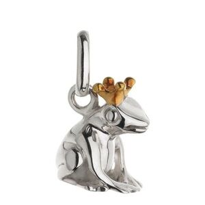 Links of London Sterling Silver Prince Frog Charm (925) NWT